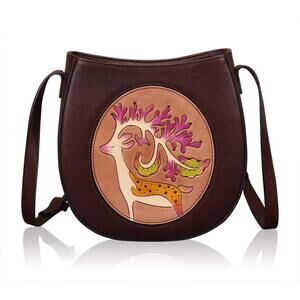 1955 Crossbody Bags Handmade Shoulder Bag Leather Purse Vintage Satchels